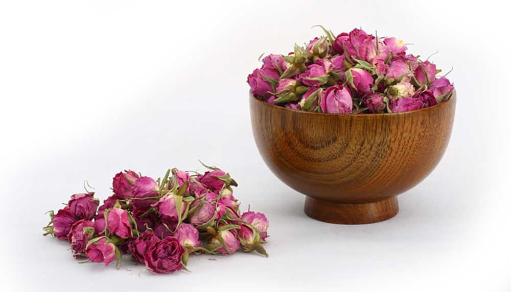 تصویر 2 از گل محمدی دارویی تازه با خواص درمانی برای دمنوش و آرامش بدن